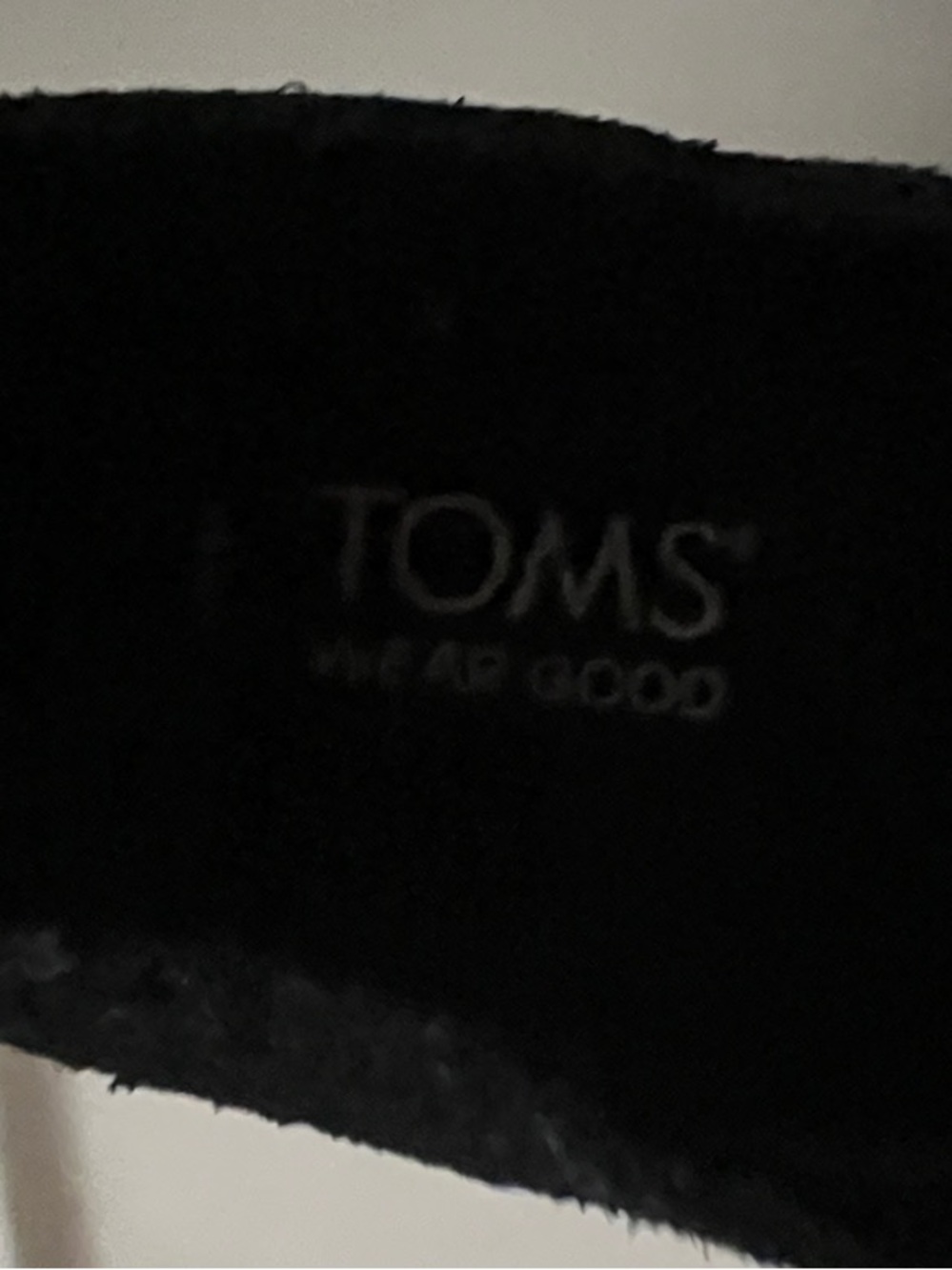 Toms Black Suede Open-Toe Wedge Booties - Picture 4 of 4